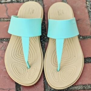 CROCS Women's Jade Stone Tulum Sandal Flipflops